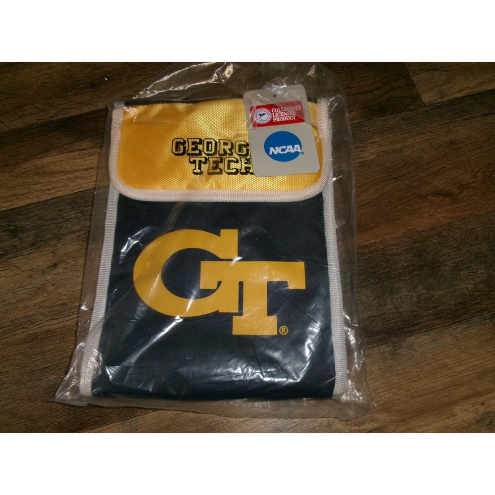 GEORGIA TECH LUNCH BAG BOX COOOLER 00S Y2K VINTAGE G1